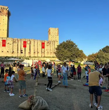 Sicur One opera durante gli eventi organizzati al Castello di Montorio
